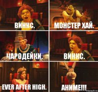 Винкс. Монстер хай. Чародейки. Винкс. Ever After High. Аниме!!!