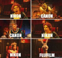 Nikon Canon Canon Nikon Nikon Fujifilm