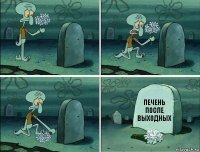 Печень после выходных