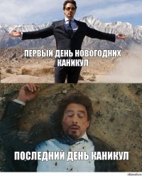 первый день новогодних каникул последний день каникул