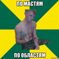 по мастям по областям