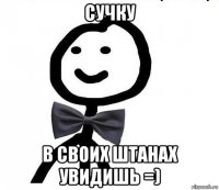 сучку в своих штанах увидишь =)