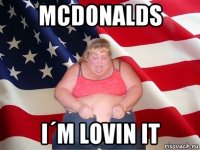 mcdonalds i´m lovin it