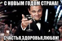 с новым годом страна! счастья,здоровья,любви!