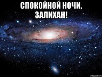 спокойной ночи, залихан! 