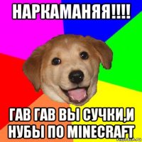 наркаманяя!!!! гав гав вы сучки,и нубы по minecraft