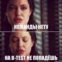 команды нету на B-TEST не попадёшь