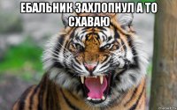 ебальник захлопнул а то схаваю 