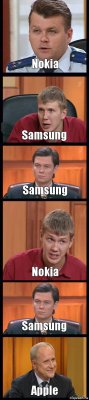 Nokia Samsung Samsung Nokia Samsung Apple