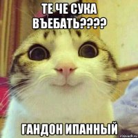 те че сука въебать???? гандон ипанный