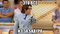 это всё из за skaypa