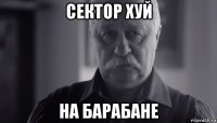 сектор хуй на барабане