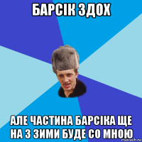 барсік здох але частина барсіка ще на 3 зими буде со мною