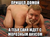 пришел домой а тебя саня ждет с морозным анусом