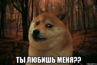  ты любишь меня??