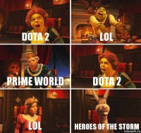 DotA 2 LoL Prime World DotA 2 LoL Heroes of the Storm