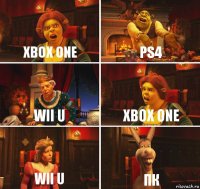 xbox one ps4 wii u xbox one wii u ПК