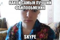 какой самый лучший файлообменик skype