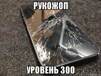 рукожоп уровень 300