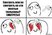 Смотреть или не смотреть на эти желтые тюльпаны? СМОТРЕТЬ!!