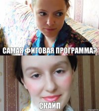 Самая фиговая программа? Скайп