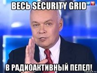 весь security grid в радиоактивный пепел!