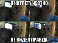 я котлету честно не видел правда