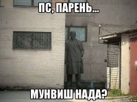 пс, парень... мунвиш нада?