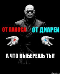 от паноса от диареи а что выберешь ты!