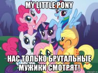 my little pony нас только брутальные мужики смотрят!