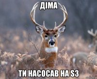 діма ти насосав на s3