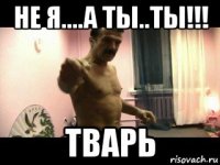 не я....а ты..ты!!! тварь