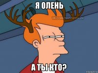 я олень а ты кто?