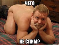 чего не спим?