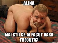 alina mai stii ce-ai facut vara trecuta?