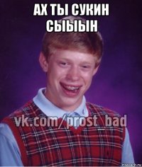 ах ты сукин сыыын 