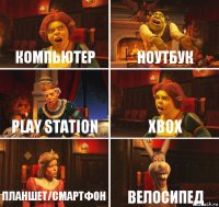 Компьютер ноутбук Play station xbox Планшет/смартфон Велосипед