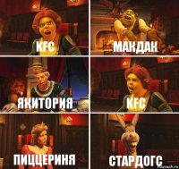 Kfc Макдак якитория Kfc Пиццериня стардогс