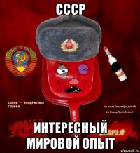 ссср интересный мировой опыт