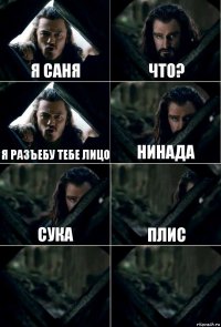 Я саня что? я разъебу тебе лицо нинада сука плис  