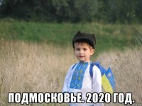  подмосковье. 2020 год.