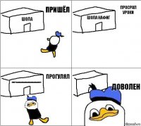 Шола Шола нафиг Спартаааааааааааааааааааааааааа!!! Доволен Пришёл Просрал уроки Прогулял