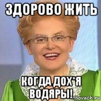 здорово жить когда дох*я водяры!