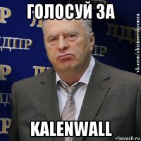 голосуй за kalenwall