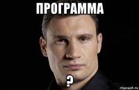 программа ?