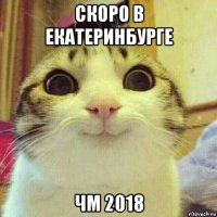 скоро в екатеринбурге чм 2018