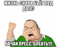 жизнь снова бъёт под дых? качай пресс, блеать!!!