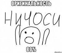 оригинальность 80%