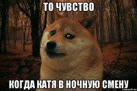 то чувство когда катя в ночную смену