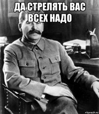 да стрелять вас всех надо 